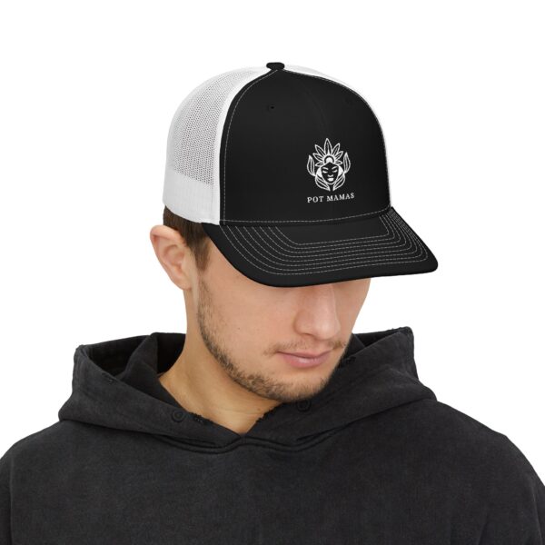 Pot Mamas Logo Trucker Hat - Image 7